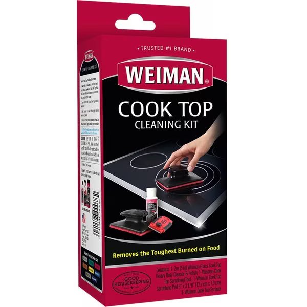 Weiman No Scent Cooktop Cleaner Starter Kit 1 box Sponge, Weiman Products, Mfr#: 98A